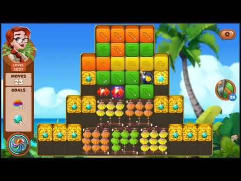 Lost Island Blast Adventure Level 1837 - NO BOOSTERS 🏝️ | SKILLGAMING ✔️
