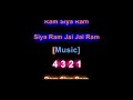Ram Siya Ram Karaoke Original Key Adipurush Prabhas Kriti Sanon Sachet Parampara