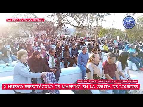 🔶️| TUCUMÁN | 🔴| NUEVO ESPECTÁCULO DE MAPPING ILUMINA LA GRUTA DE LOURDES EN SAN PEDRO DE COLALAO