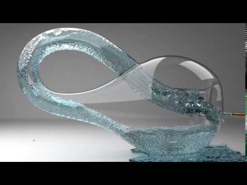 klein bottle fluid simulation