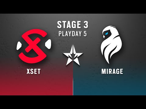 XSET vs Mirage // North American League 2022 - Stage 3 - Playday #5