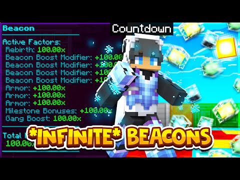 Insane Infinite Beacon Trick! Minecraft Prison