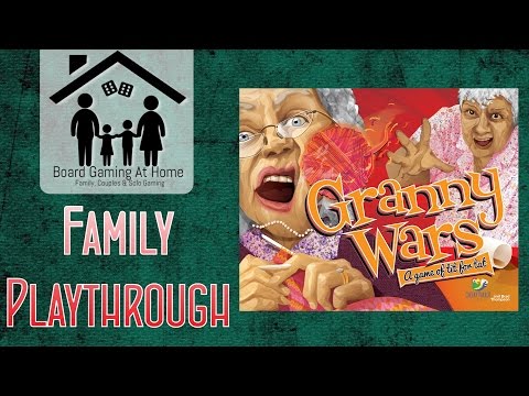 BoardGamingAtHome Family Playthrough of Granny Wars
