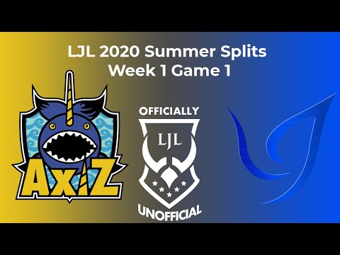 [EN] LJL 2020 Summer Split Week 1 Game 1 - Crest Gaming Act Vs AXIZ