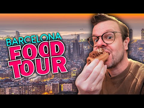 Barcelona Food Tour | All the delicious Spanish Food I Tasted 2025