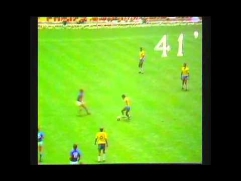 Gol de Carlos Alberto em 1970 com narração do rádio - Brasil 4 - 1 Itália