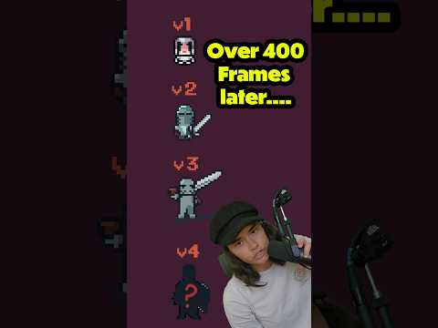 I've drawn over 400 Frames for 1 Character