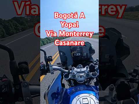 Bogotá a Yopal vía Monterrey Casanare #moto #motovlog #colombia #viajes #motorcycle