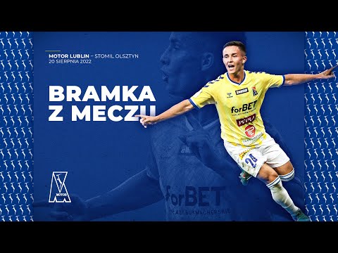 Bramka z meczu Motor Lublin - Stomil Olsztyn (20.08.2022)