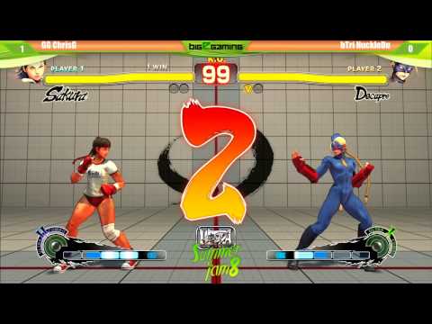 Summer Jam 8 - Ultra Street Fighter 4 Top 8 - GG Chris G vs bTri NuckleDu