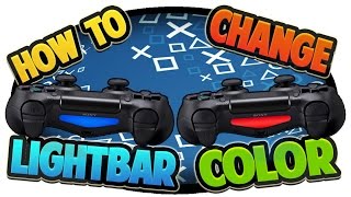 How to Change PS4 Controller Light Bar Color