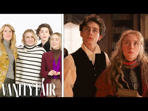 Saoirse Ronan, Timothée Chalamet, Laura Dern & Greta Gerwig Break Down a Scene from 'Little Women'