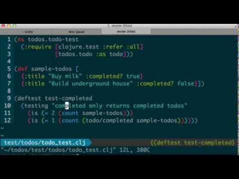Clojure with Vim (fireplace)