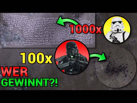 1.000 STURMTRUPPEN vs. 100 DEATH TROOPER - Wer gewinnt? - UEBS Star Wars