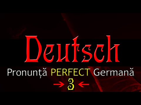 🇩🇪 🇷🇴 | Învață Să Pronunți PERFECT Germana | Curs COMPLET | Partea 3