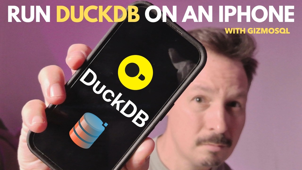 Run DuckDB on Your iPhone! Exploring GizmoSQL's Lightning-Fast Mobile Data Warehouse