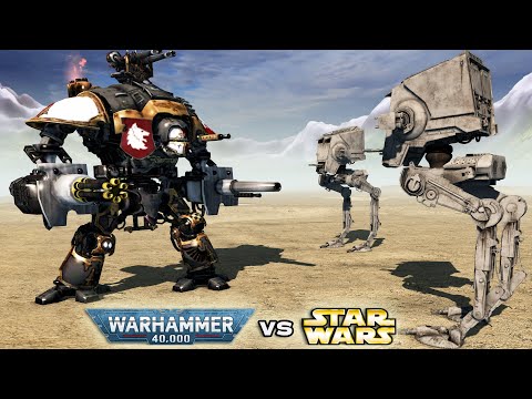 IMPERIAL GUARD vs GALACTIC EMPIRE | Warhammer 40k vs Star Wars (4K, Cinematic)