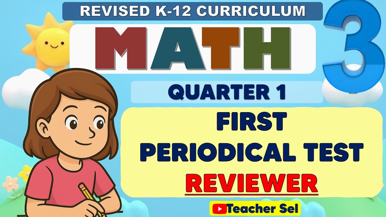 Math 3 First Quarter Periodical Test Reviewer #Reviewer #Grade 3 #Examination #Reviewer