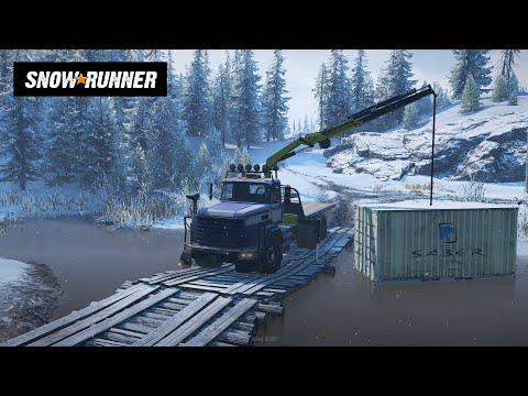Snowrunner Walkthrough Part 27 in Co-op I Testing Our New Royall BM17 Out! + tasks [1440p 60FPS]