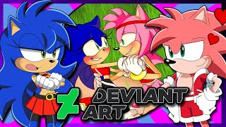 SONAMY Genderbent | Sonica and Jamey VS DeviantArt (FT Tails)