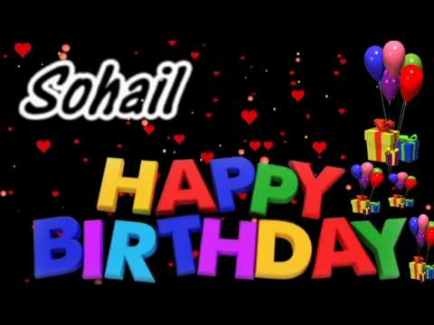 Sohail Happy Birthday Song | birthday sohail