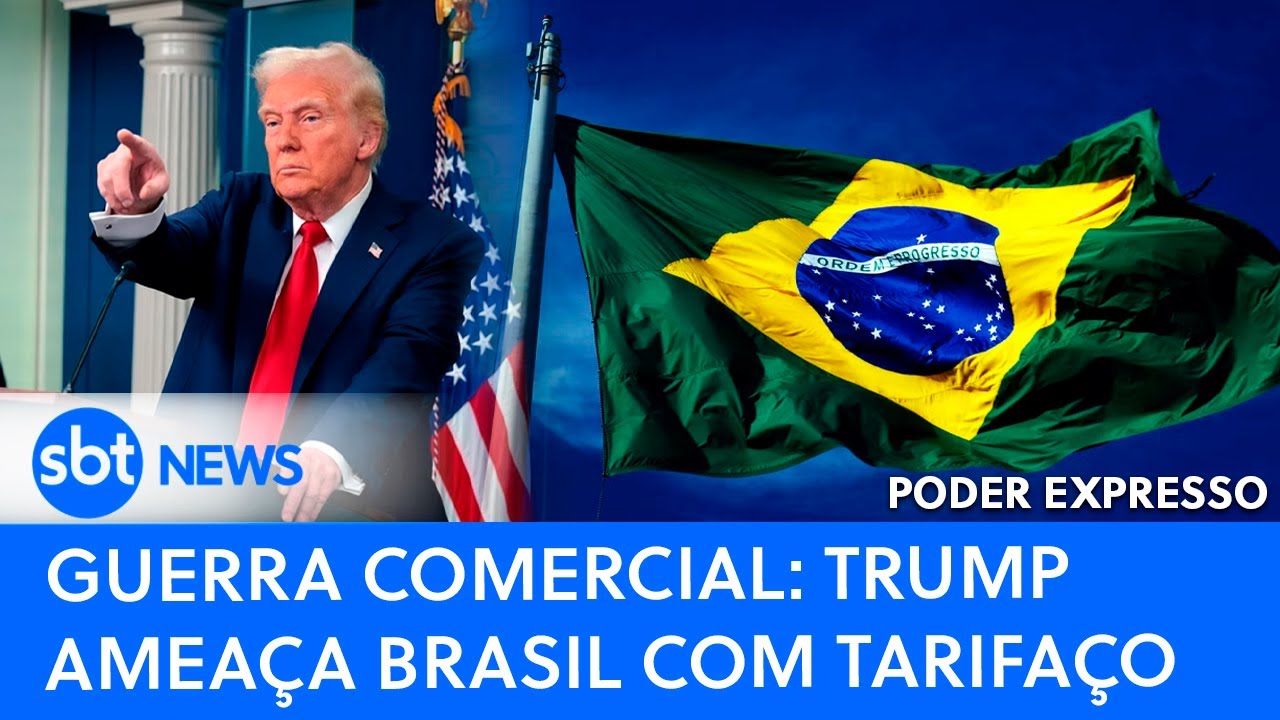 🔴AO VIVO | Guerra comercial: Trump ameaça Brasil com tarifaço