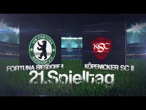 [21.Spieltag/Bezirksliga St.3]  VFB FORTUNA BIESDORF II vs. KÖPENICKER SC II