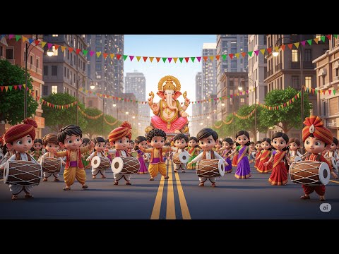 Gajanana | Ganesh Chaturthi 2025 | Ganesh ji  Bhajan | Ganpati | Bhakti Song | 3D Cartoon