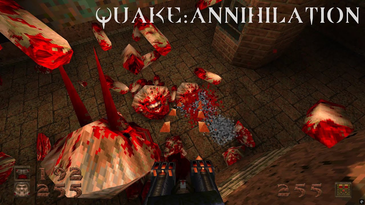 Quake: Annihilation - A ridiculously overpowered mod for infinite slaughter and bloody rain | 4K/60
