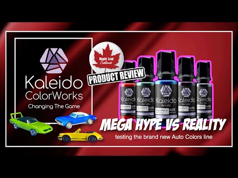 Kaleido ColorWorks Lacke | Test und Bewertung des Auto Colors Sets mit 24 Farben