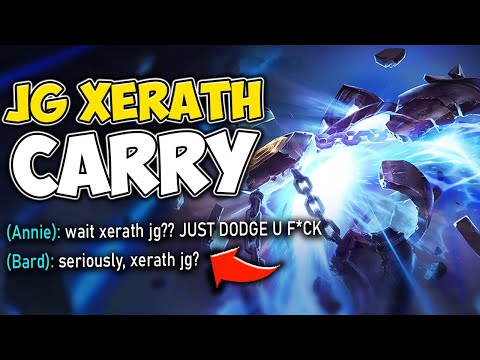 MY TEAM HARD FLAMES ME FOR PICKING XERATH JUNGLE... THEN I CARRIED THEM ALL - League of Legends