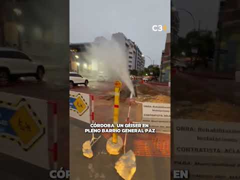 🚧 EXPLOTÓ UN CAÑO DE AGUA DURANTE UNA OBRA | Cadena 3 Argentina