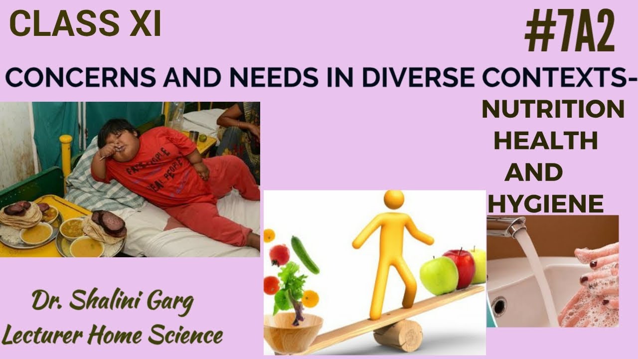 CLASS XI#CHAPTER-7A2#CONCERNS AND NEEDS IN DIVERSE CONTEXTS-NUTRITION HEALTH AND HYGIENE# WITH QUIZ