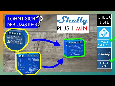 Shelly Plus 1 Mini Review - Anleitung für die Shelly App & Home Assistant