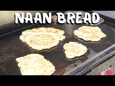 2 Ingredient Naan bread on the Griddle | Beginner Griddle Recipe
