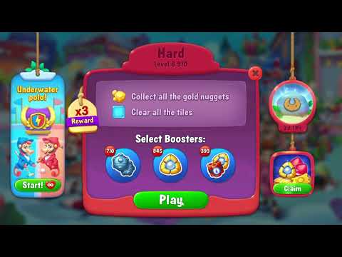 Fishdom 6910 Hard Level - 12 moves - NO BooSTERS