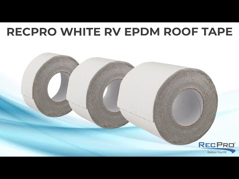 RecPro White RV EPDM Roof Tape