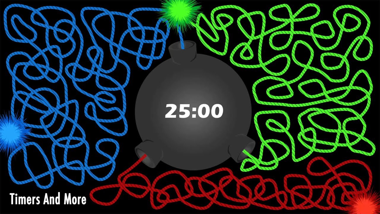 25 Minute Timer Bomb | 💥 Colored Wicks 💥