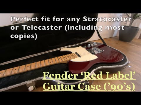 Vintage 1990's Fender Silver Label Molded Hardshell Case for Stratocaster Plus image 8