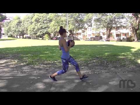 MB Active - Medicine Ball lunge with twist