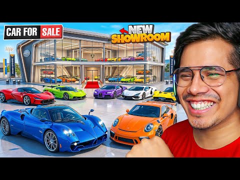 I OPENED MY NEW SUPERCAR SHOWROOM IN CAR FOR SALE🤑| EXPENSIVE