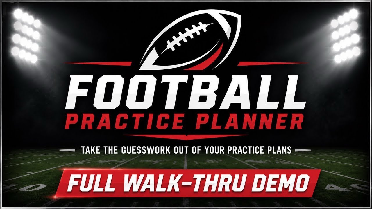Football Practice Planner Demo Video