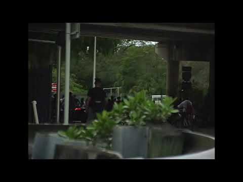 Bikers try to bumrush into lot11 skatepark Miami