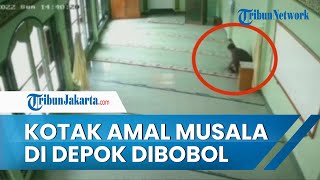 Kotak Amal Musala di Depok Dibobol Maling, Pencuri Diperkirakan Gasak Uang hingga Rp 1 Juta