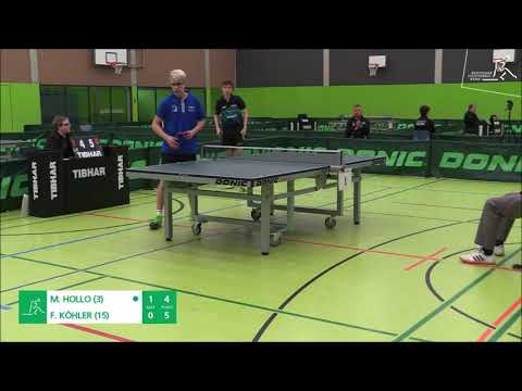 Felix Köhler - Mike Hollo I Halbfinale Einzel - Deutsche Meisterschaften Schüler/innen 2019