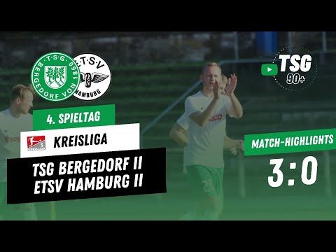 TSG Bergedorf II vs. ETSV Hamburg II | Kreisliga 5 | 4. Spieltag