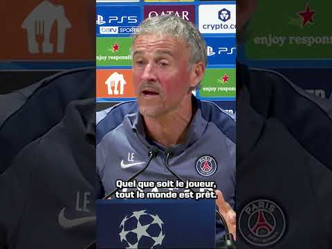 😅🗯️ Luis Enrique : "Quels joueurs au milieu de terrain ? Ca sera la loterie !!!"