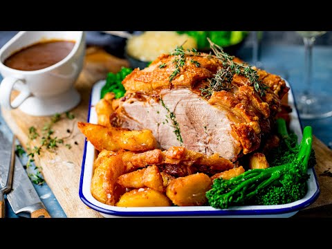 Roast Pork Dinner + tips for the BEST crackling!