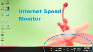 Internet Speed Meter/Monitor for Windows 7/8/8.1/10 FREE