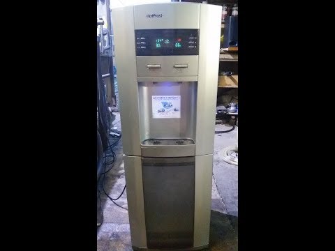 Ремонт кулера для воды. Утечка горячей воды.